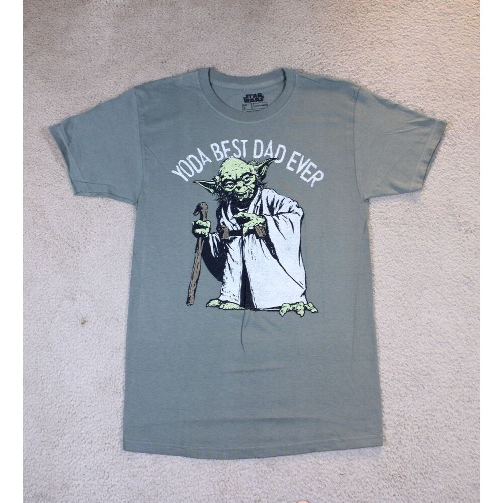 Star Wars Yoda Best Dad Ever Graphic Tee (Small) - NEW W/OUT TAGS!